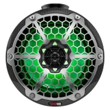 DS18 - HYDRO 8" Compact Wakeboard Pod Tower - With RGB Light, 375W, Black Carbon Fiber
