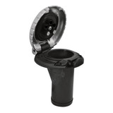 Attwood Marine Deck Fill for Pressure Relief Systems, 1-1/2 in Fill Hose, 5/8 in Vent Hose, 1 psi, 4-18 GPM
