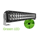 Black Oak LED - Pro Series 3.0 Curved LED Light Bar - Double Row Combo, Green Hog Hunting, 20"