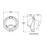 Ritchie - Navigator Compass - Bulkhead Mount, Black - Apollo Lighting