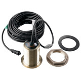 Garmin B60-20 Tilted Element Thru-Hull Transducer, 20° Tilt, 50/200 kHz, 600W, Bronze, Garmin 6-Pin