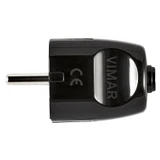 Vimar Supernova German Standard 2P+E Axial Plug, 16A, 250V, IP20, Screw Terminal, Thermoplastic