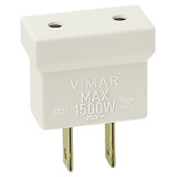 Vimar SICURY 2P USA Adaptor P10 Outlet, 15A, 125V, 1500W