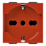 Vimar Neve Up 2P+E 16A Universal SICURY Socket Outlet, 250V, 2-Module - Apollo Lighting