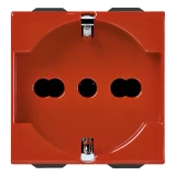 Vimar Neve Up 2P+E 16A Universal SICURY Socket Outlet, 250V, 2-Module