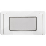 Vimar NEVE UP IP55 4-Module Cover, With Screws