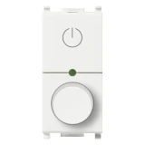 Vimar Plana Universal MASTER Rotary Dimmer, 230V, 50Hz, Phase-Cutting, Flush Mount, IP40