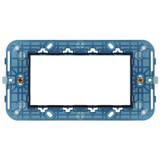 Vimar Arké 4-Module Mounting Frame, With Screws, Thermoplastic, Flush-Mount