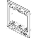 Vimar Eikon Frame 3M BS Mounting Frame, British Standard Boxes, With Screws - Apollo Lighting