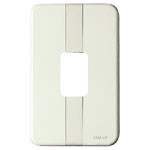 Vimar LINEA Classica 1-Module Self-Bearing Cover Plate, For 3-Module Flush Mount Boxes, Thermoplastic, Halogen-Free