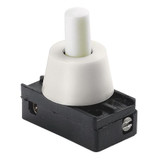 Vimar S21 1P 1-Way Push Button Switch, 250V, 2A, Screw Terminal