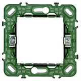 Vimar PLANA 2-Module Mounting Frame, For Ø 60 mm Mounting Boxes, 71 mm Centers, With Claws