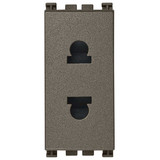 Vimar ARKÉ 2P USA+EU SICURY Outlet, 16A, 250V, IP20, Flush-Mounted - Apollo Lighting