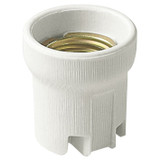Vimar E27 Porcelain Lampholder, 43 mm, White Body