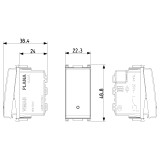 Vimar Plana 1P 16AX 2-Way Switch, 250V, IP40, Optional LED Lighting