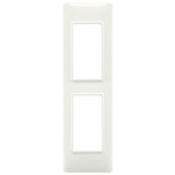 Vimar Plana 2-Module Cover Plate for Panels, Technopolymer, IP00