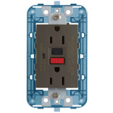 Vimar - ARKÉ Series - Two 2P+E USA Outlet with GFCI - 15A, 125V - Apollo Lighting