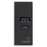 Vimar LINEA 1-Module USB Power Unit, 120-240V