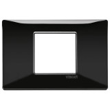 Vimar - Plana Series - 2 Central Modules Cover Plate - Apollo Lighting