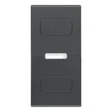 Vimar EIKON Spare 1-Module Interchangeable Button, Thermoplastic