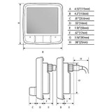Raymarine i60 Wind Display System, Masthead Wind Vane Transducer, 12V, IPX6, SeaTalkng