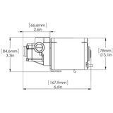 Simrad PUMP-5 MKII Reversible Hydraulic Autopilot Pump, NAC-3/AC42 Required, 24V, 3.0 L/min, For 290-960 cc Cylinder Displacement, SteadySteer Compatible, ORB Connections, Includes 3 ORB-5 to 9/16 UNF Fittings - Apollo Lighting