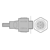 Raymarine CP450C CHIRP Transducer Extension Cable