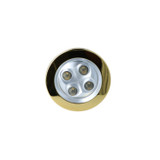 CANTALUPI – TITAN/R/MN A-08 – Recessed LED Light – Ø100 mm | Gold Finish | MDM700 | 4X Hi-Power LED | IP40