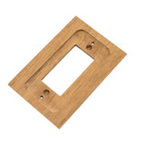 Whitecap Teak Ground Fault Outlet Cover/Receptacle Plate 60171 - Apollo Lighting