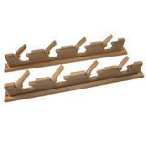 Whitecap Teak Lock-In Four-Rod Storage Rack 60620