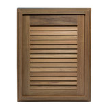 Whitecap Teak Louvered Door & Frame - Right Hand - 15" x 20" 60724