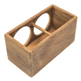 Whitecap Teak 2-Drink Rack 62610