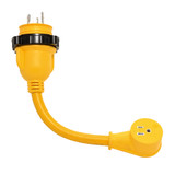 Camco 30AM/15AF Power Grip Marine 12" Dogbone - M-Locking/90F Adapter 55616