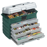Plano 4-Drawer Tackle Box - Green Metallic/Silver 758005