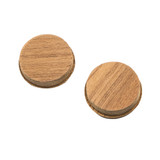 Whitecap Teak Round Drawer Pull - 1-3/8" Round - 2 Pack 60127-A - Apollo Lighting
