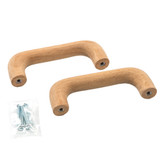 Whitecap Teak Handle Drawer Pull - 3-5/8" - 2 Pack 60137-A - Apollo Lighting