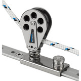 Schaefer Spring Loaded/Lined Slide/Stainless Steel f/1-1/4" T-Track 705-92 - Apollo Lighting