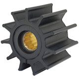 Jabsco Impeller Kit, For 50270-0 and 50270-2 Pumps, 3-3/4 in Diameter, 3-1/2 in Depth, 1 in Shaft Diameter, 9-Blade, Nitrile, Spline Drive