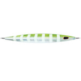 Williamson Kensaki 220 Jig - 6.75" - 7.75oz - UV Green Sardine Zebra KSJ220UVGSZ - Apollo Lighting