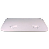 Beckson 14" x 24" Flush Hatch White - ASA Material - Acrylonitrile Styrene Acrylate HT1424AW - Apollo Lighting