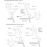 Scanstrut LMB-A1 Self Leveling Radar Mount - Backstay (A) - f/ Raymarine/Garmin Domes LMB-A1 - Apollo Lighting