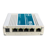 Iris Four Channel Uplink Power Over Ethernet Switch - IEEE802.3af & 3at Compliant - 9-30VDC Input - 48VDC Output POE4V2