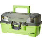 Plano 1-Tray Tackle Box w/Dual Top Access - Smoke & Bright Green PLAMT6211 - Apollo Lighting