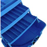 Plano 3-Tray Tackle Box w/Dual Top Access - Smoke & Bright Blue PLAMT6231