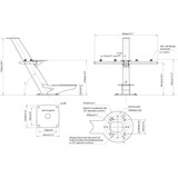 Scanstrut Tapered Radar Mast f/Radomes, Lights, Cameras, GPS/VHF Antennas PTM-R1-2