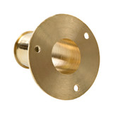 Whitecap Top-Mounted Flag Pole Socket Polished Brass - 1" ID S-5002B