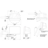 Scanstrut Scanpod 7" Instrument Pod - Uncut - Arm Mounted Fits 1" - 1.3" Rails SPR-7-AM