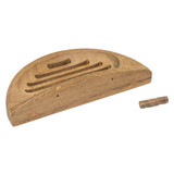 Whitecap Teak Oval Soap Dish 62315