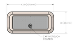 Shadow-Caster RGBW Surface Mount Courtesy Light - Stainless Steel SCM-CLS-RGBW-SS