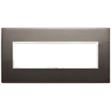 Vimar - Eikon EVO 21657 Cover Plate - 7 Module, Metal - Apollo Lighting